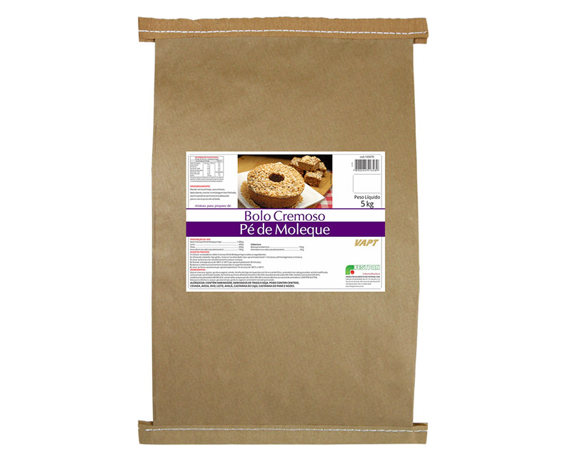 VAPT BOLO PE MOLEQUE CREMOSO 5kg