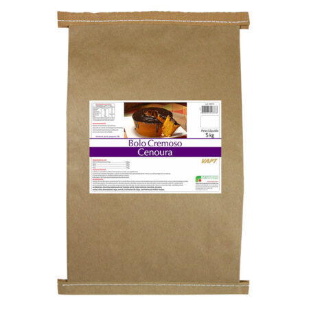 VAPT BOLO CENOURA CREMOSO 5kg