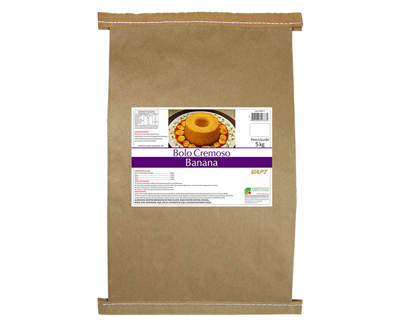 VAPT BOLO BANANA CREMOSO 5kg
