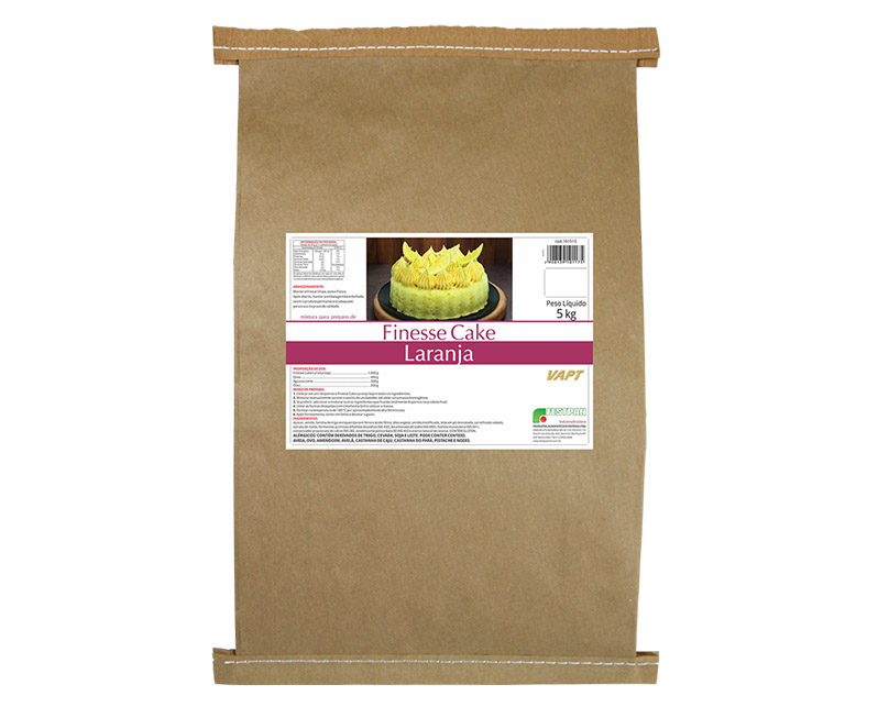 VAPT BOLO FCAKE LARANJA 5KG