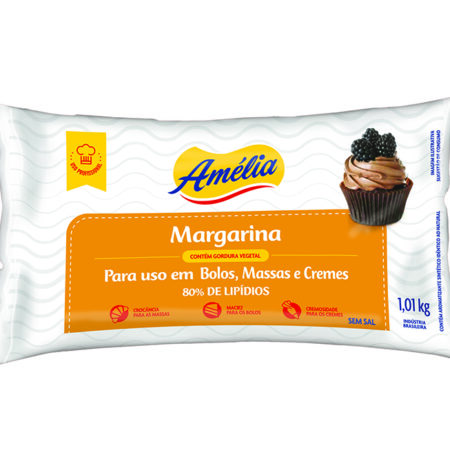MARGARINA BOLO/MASSA/CREME 80% 1,01KG