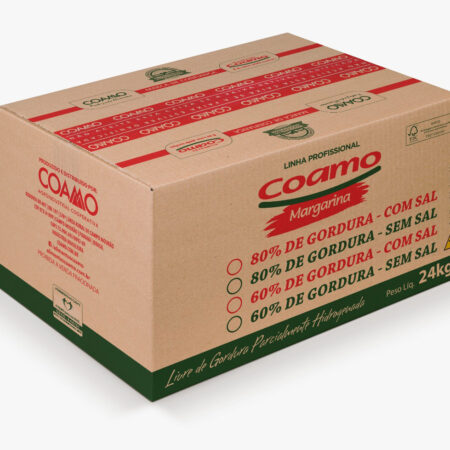 MARGARINA 80% C/SAL 24KG CX COAMO