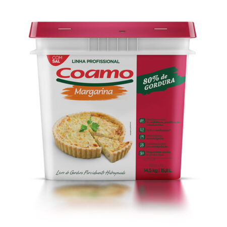 MARGARINA 80% C/SAL14,5KG BALDE COAMO