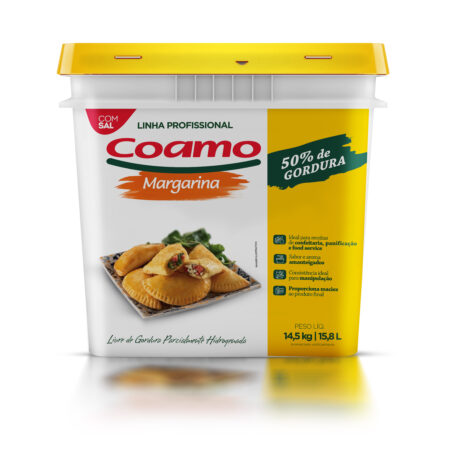 MARGARINA 50% C/ SAL 14,5 KG COAMO