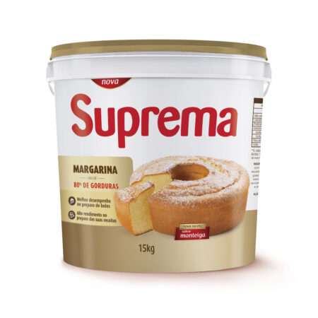 MARGARINA 80% UG CSAL 15KG SUPREMA BALDE