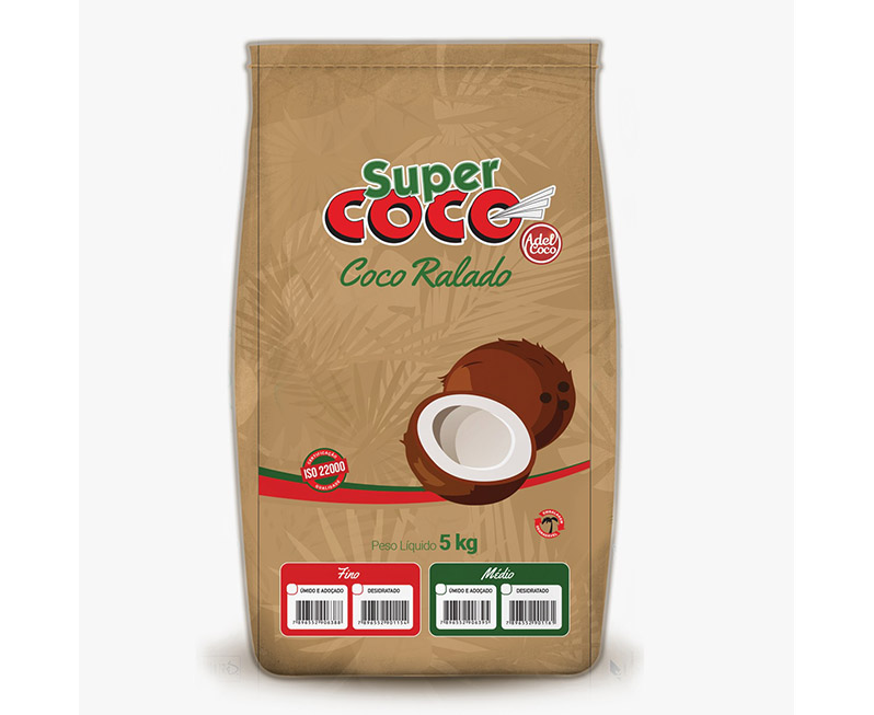 COCO RALADO FINO COMP 5KG NAC SUPERCOCO
