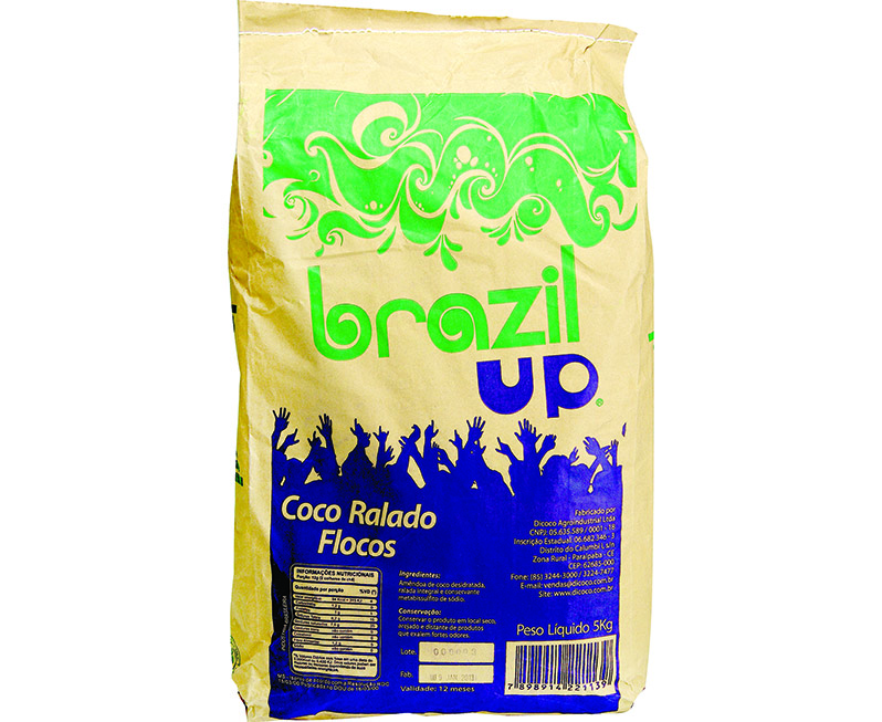 COCO FLOCOS COMPOSTO 5KG NAC BRASIL UP
