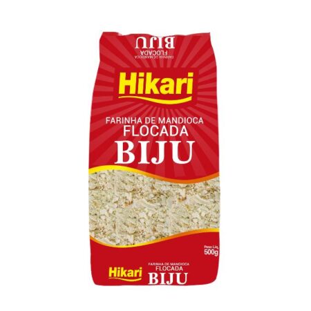 FARINHA MANDIOCA BIJU FLOC 500G HIKARI