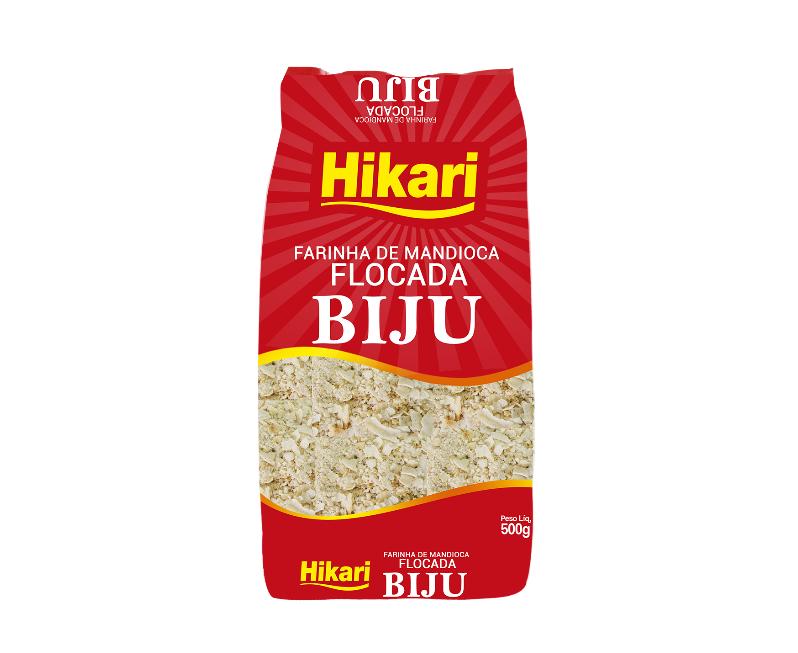 FARINHA MANDIOCA BIJU FLOC 500G HIKARI