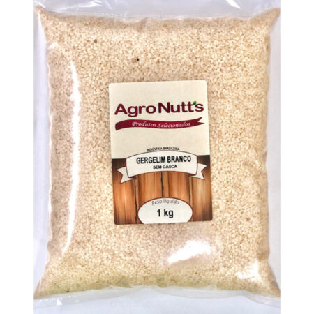 GERGELIM BRANCO NACIONAL 1KG AGRONUTTS