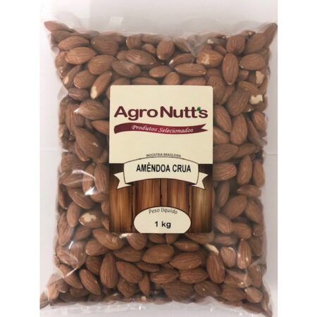 AMENDOA S/CASCA 1KG AGRONUTTS