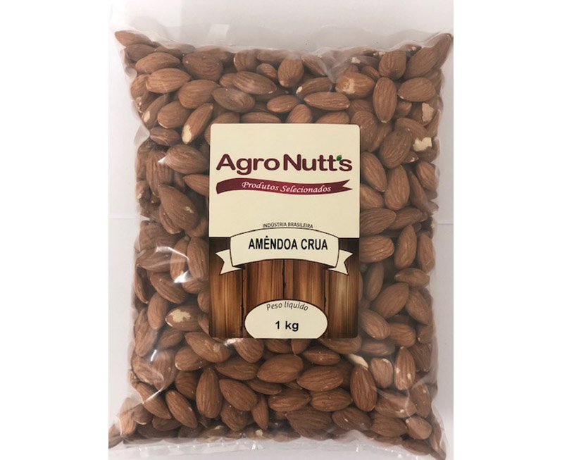 AMENDOA S/CASCA 1KG AGRONUTTS