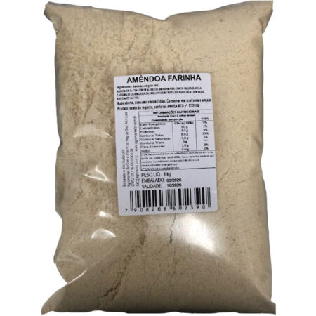 AMENDOA FARINHA 1KG AGRONUTTS