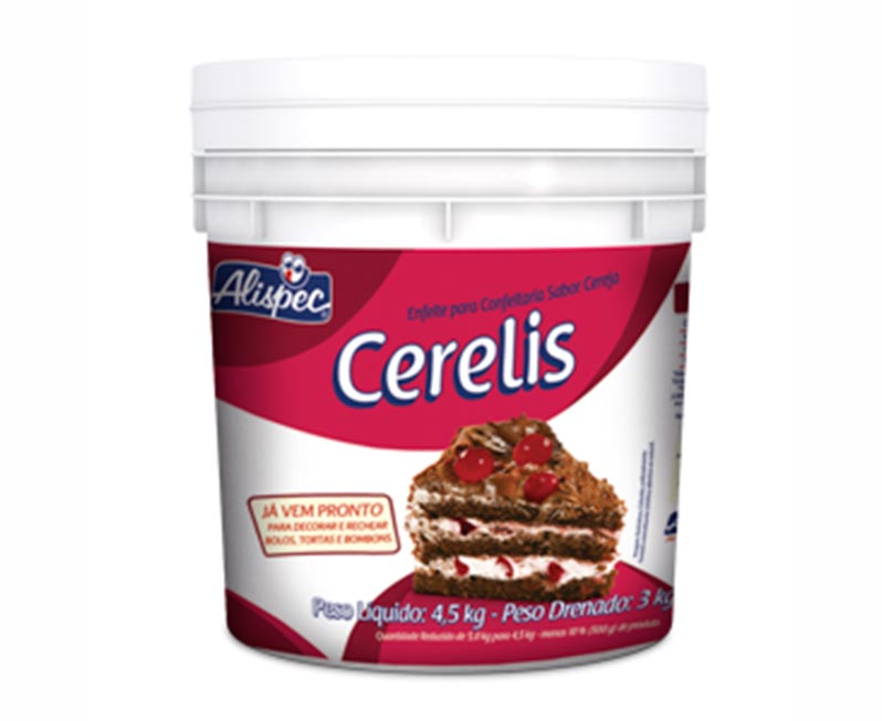 CERECELLA VERMELHA BALDE 4.5KG DREN 3KG