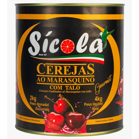 CEREJA MARRASQUINO C/ TALO 4KG (2KG D)