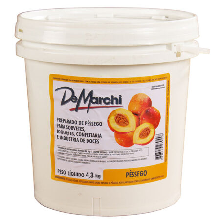 PREPARADO DE FRUTA POLPA PESSEGO 4.3KG