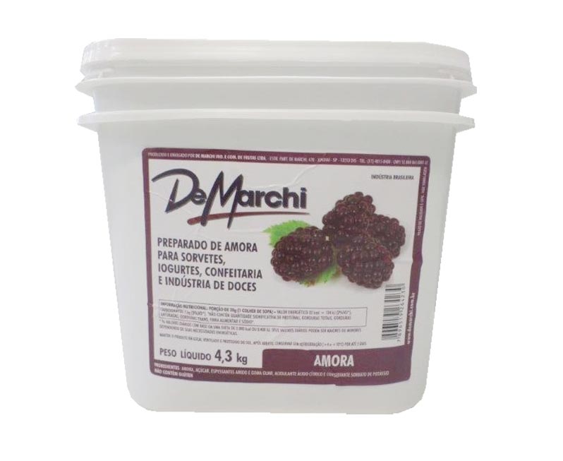 PREPARADO DE FRUTA POLPA AMORA 4.3KG