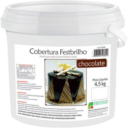 COBERTURA FESTBRILHO CHOCOLATE 4.5KG