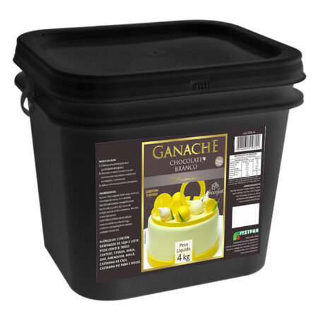 COBERTURA GANACHE CHOC BRANCO 4KG CHOCOF