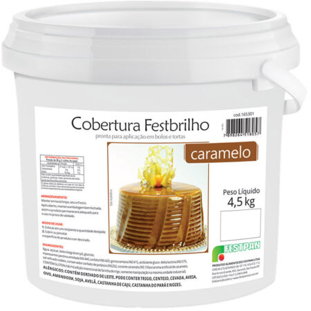 COBERTURA FESTBRILHO CARAMELO 4.5KG