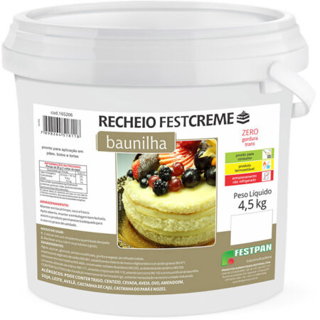 RECHEIO FORN BAUNILHA 4.5KG FESTCREME