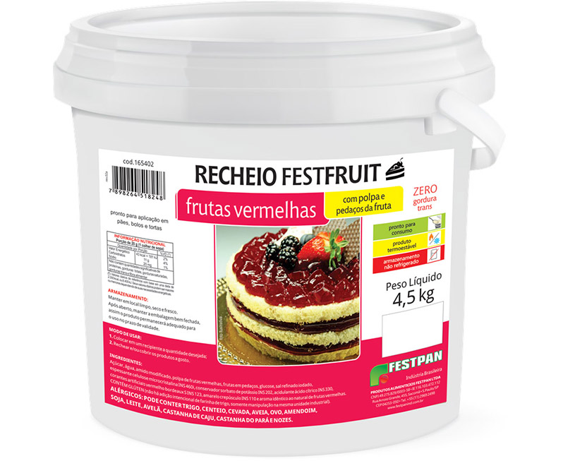 RECHEIO FORN FRUTAS VERM 4.5KG FESTFRUIT