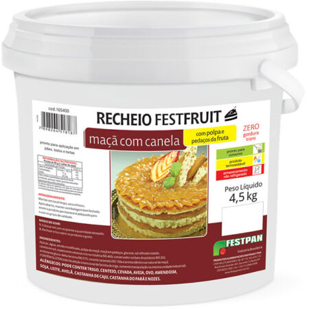 RECHEIO FORN MACA/CANELA 4.5KG FESTFRUIT