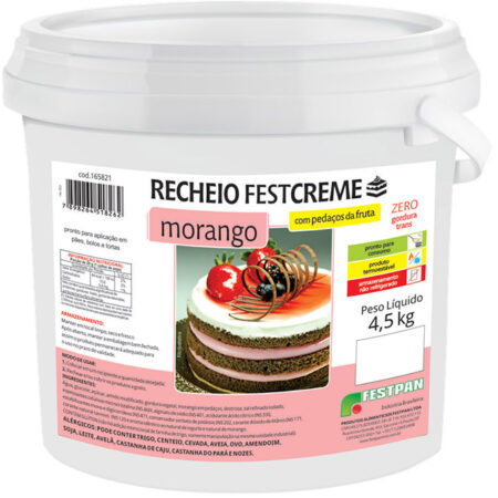 RECHEIO FORN MORANGO 4.5KG FESTCREME