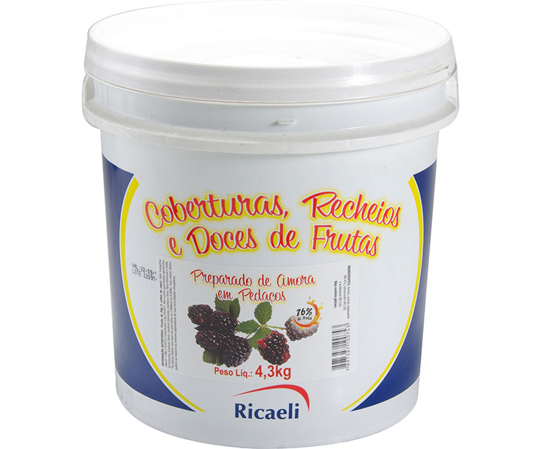 PREPARADO DE FRUTA POLPA AMORA 4,1KG