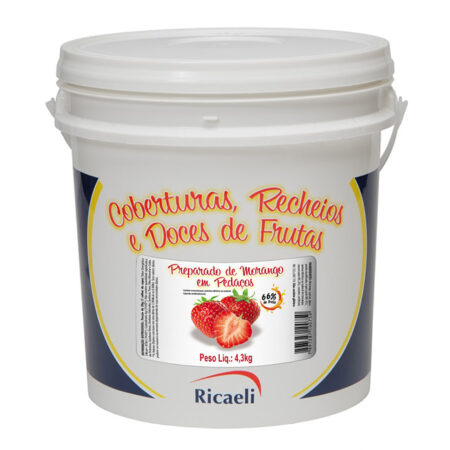 PREPARADO DE FRUTA POLPA MORANGO 4,1KG