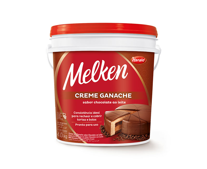 COBERTURA GANACHE CHOCOLATE LEITE 4KG