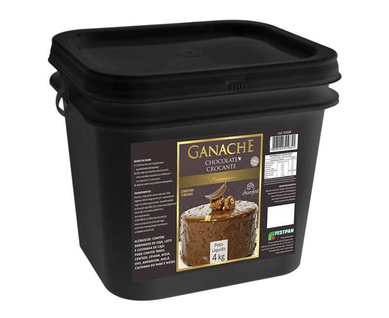 COBERTURA GANACHE CHOC CROCANTE 4KG