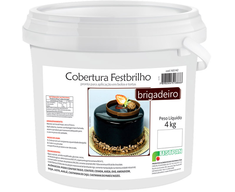 COBERTURA FESTBRILHO BRIGADEIRO 4 KG
