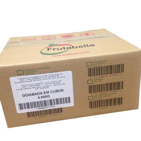 GOIABADA CUBOS 4KG FRUTABELLA