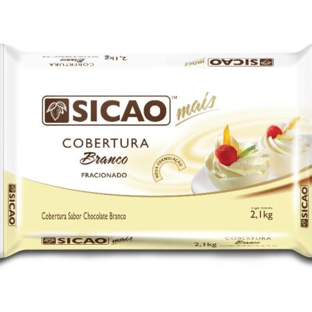 BARRA CHOC BRANCA COBERTURA MAIS 2,1KG