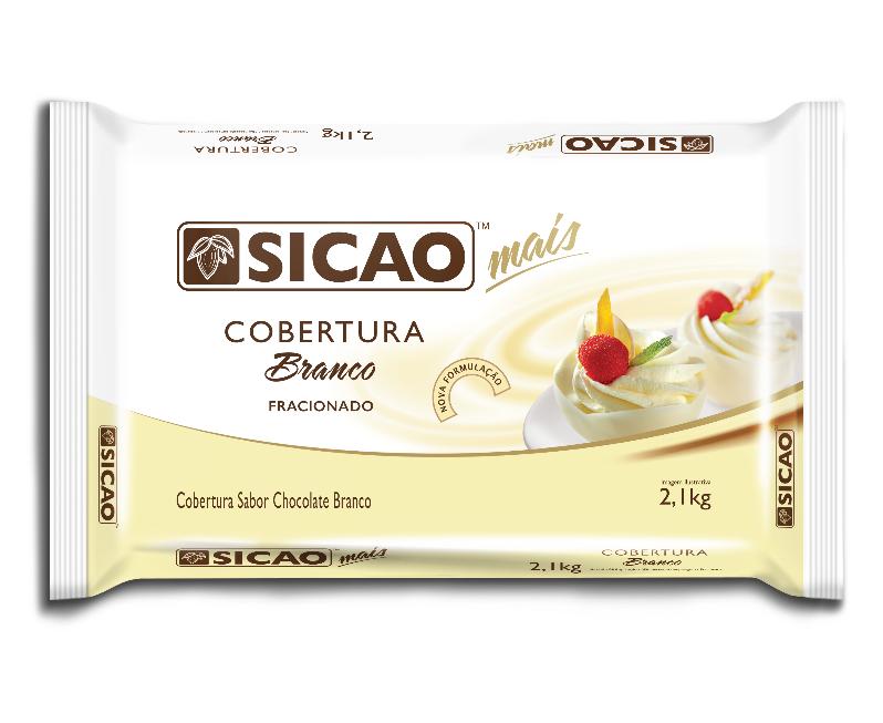 BARRA CHOC BRANCA COBERTURA MAIS 2,1KG