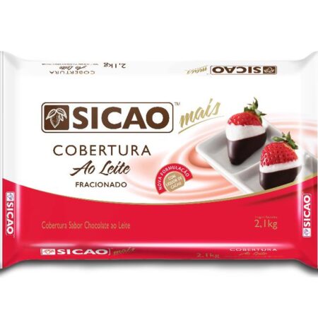 BARRA CHOC AO LEITE COBERTURA MAIS 2,1KG