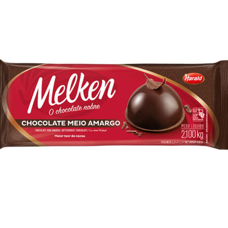 BARRA CHOCOLATE MEIO AMARGO MELKEN 2,1KG