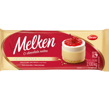 BARRA CHOCOLATE BRANCO MELKEN 2.1KG