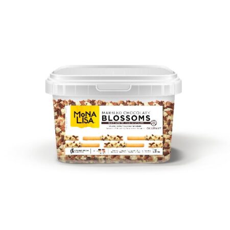 RASPAS BLOSSONS CHOC AMARGO E BRANCO 1KG