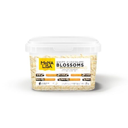 RASPAS BLOSSONS CHOC BRANCO 1KG MONALISA