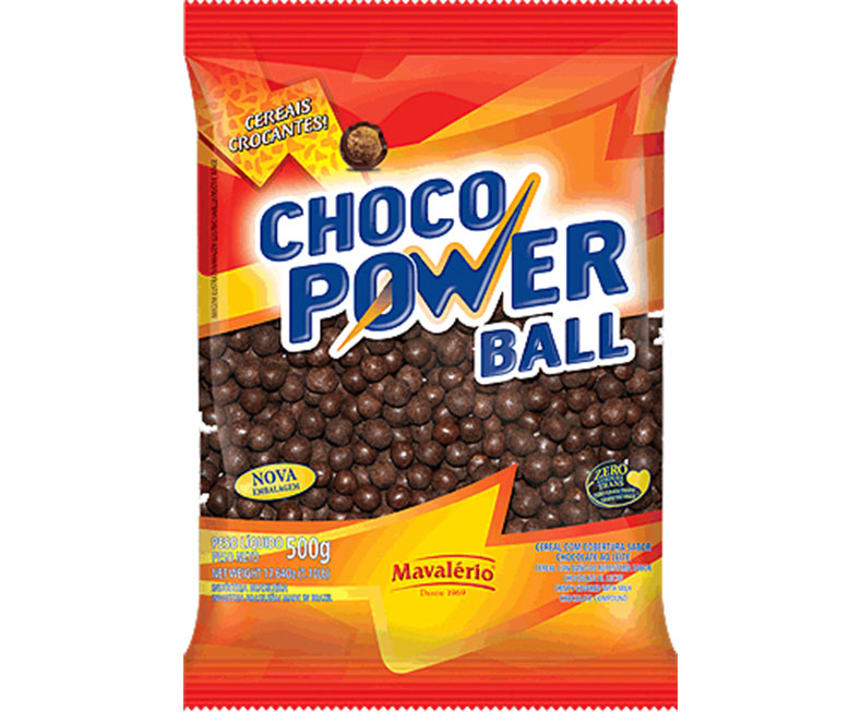 CEREAL CRISPIES BALL C/COB CHOC 500G