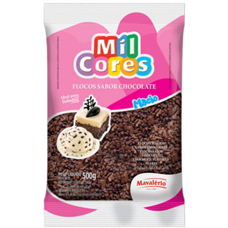 GRANULADO CHOCOLATE EM FLOCOS 500G