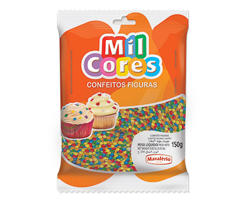 CONFEITO FIGURA CONFETE 150G