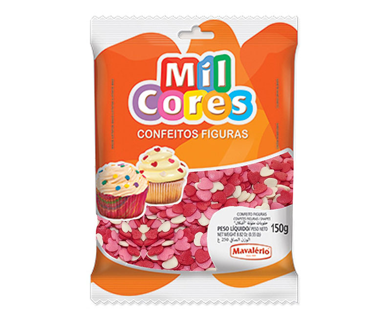 CONFEITO FIGURA CORACAO 150G