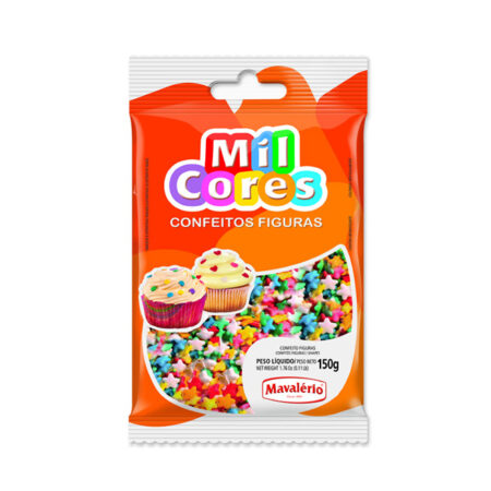 CONFEITO FIGURA ESTRELINHAS 150G