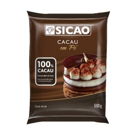 CACAU PO ALCALINO 500G SICAO