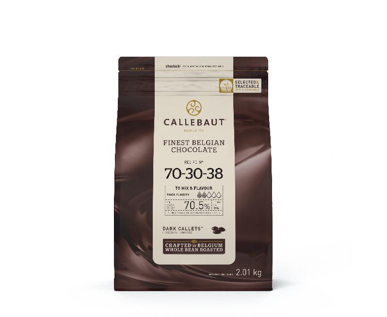 GOTAS CHOC AMARGO 70,5% 2,01KG CALLEBAUT