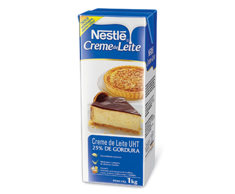 CREME LEITE UHT 25% GORD 1L NESTLE