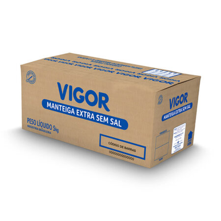 MANTEIGA EXTRA S/SAL 5KG VIGOR